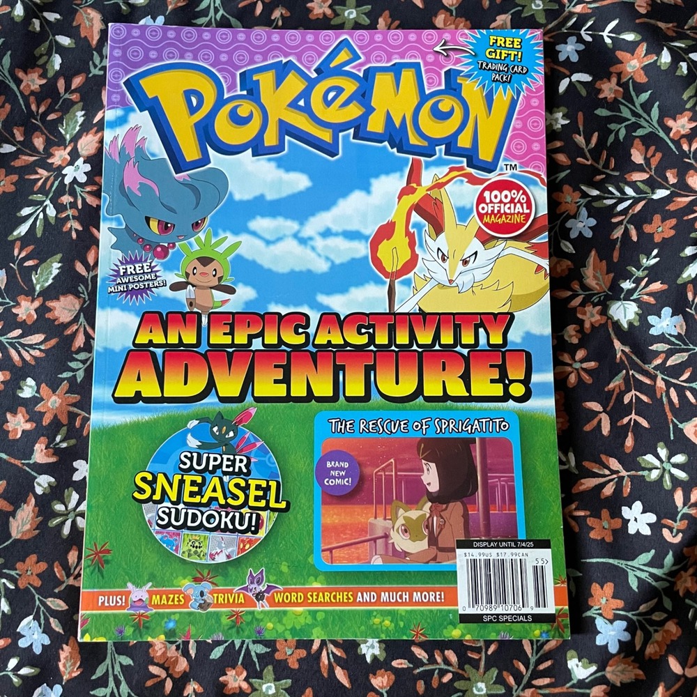 Official Pokemon‎ Magazine Activity Adventure Comic Posters Puzzles SPC Specials